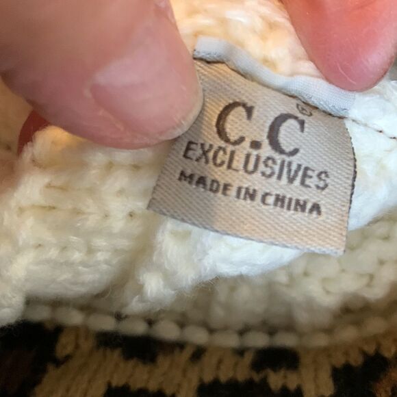 C.C Exclusives Headband. Cream fur & animal print NWT - Picture 3 of 6